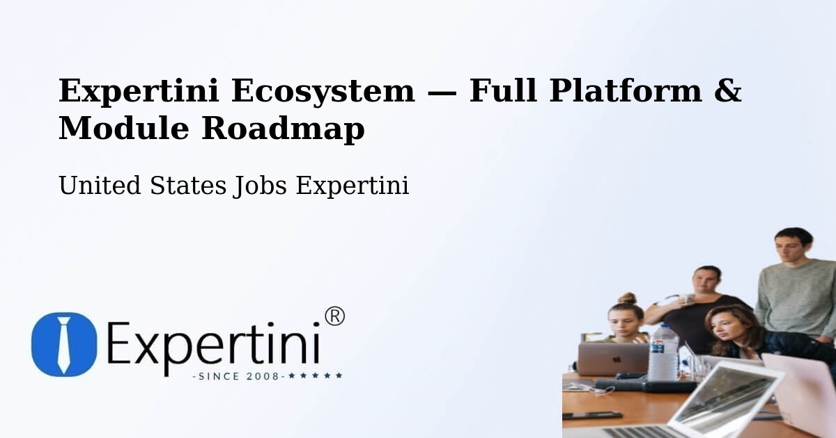 Expertini Ecosystem — Full Platform & Module Roadmap – Cameron County