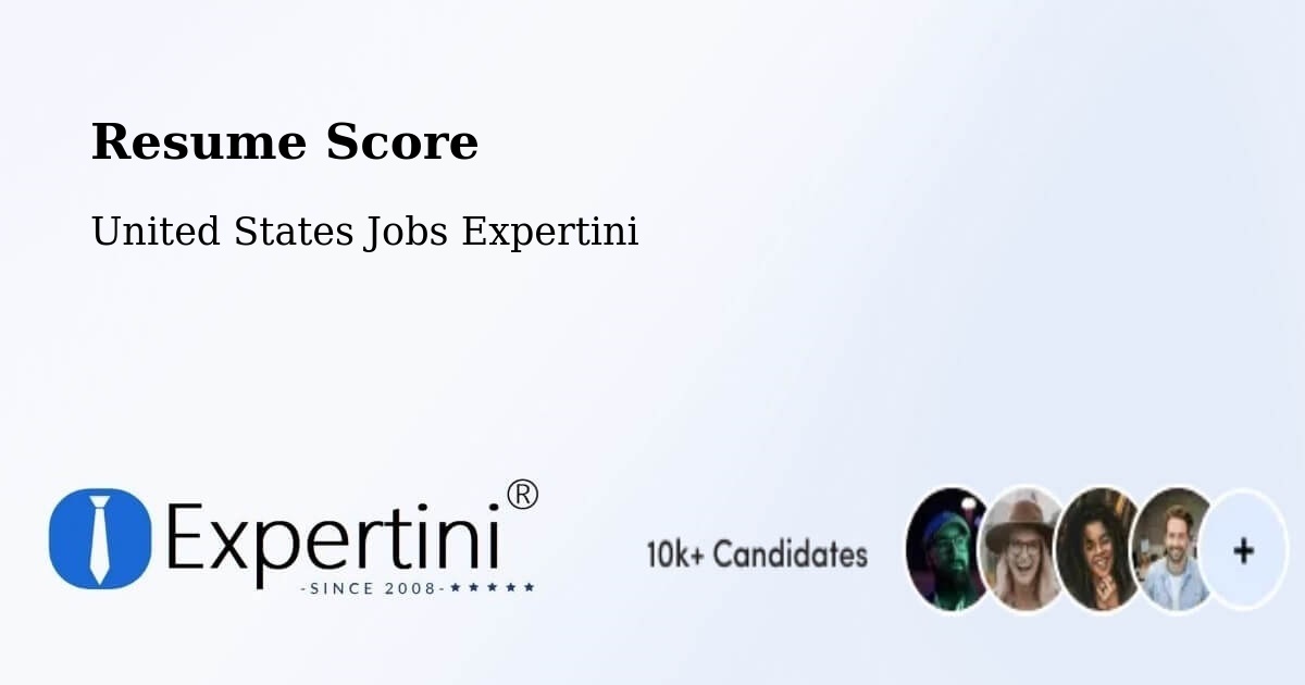 Resume Score & Job Description Match Tool – Cameron County - United States Jobs Expertini